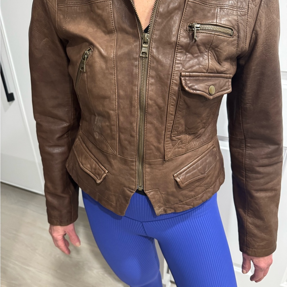 Brown Leather Jacket